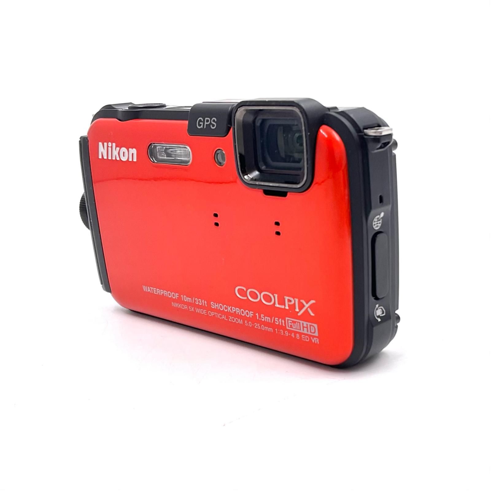 Nikon コンパクトデジタルカメラ COOLPIX AW100 美品 動作確認済【全額 