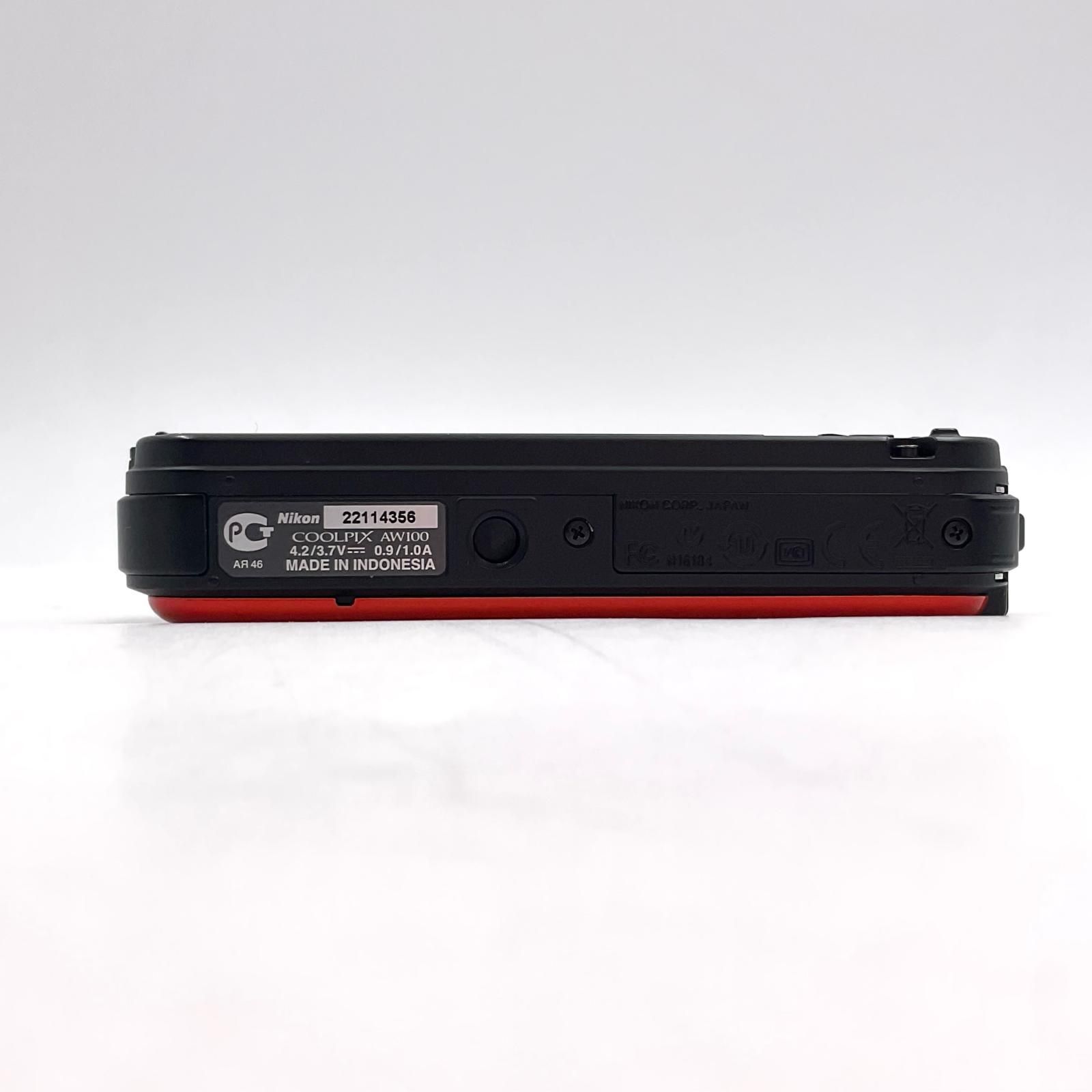 Nikon コンパクトデジタルカメラ COOLPIX AW100 美品 動作確認済【全額 
