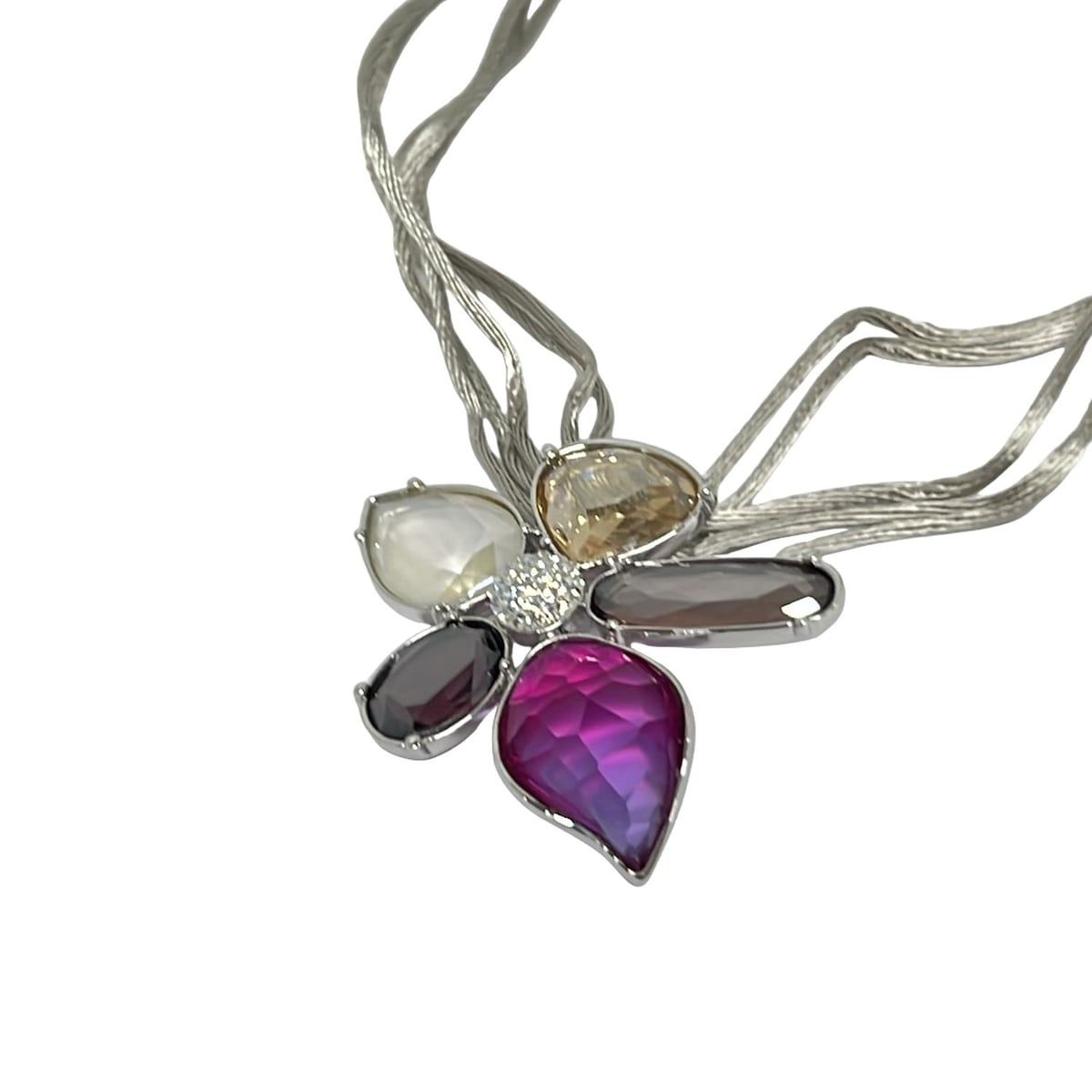 SWAROVSKI(スワロフスキー) ネックレス美品 ヘリテージフラワー 