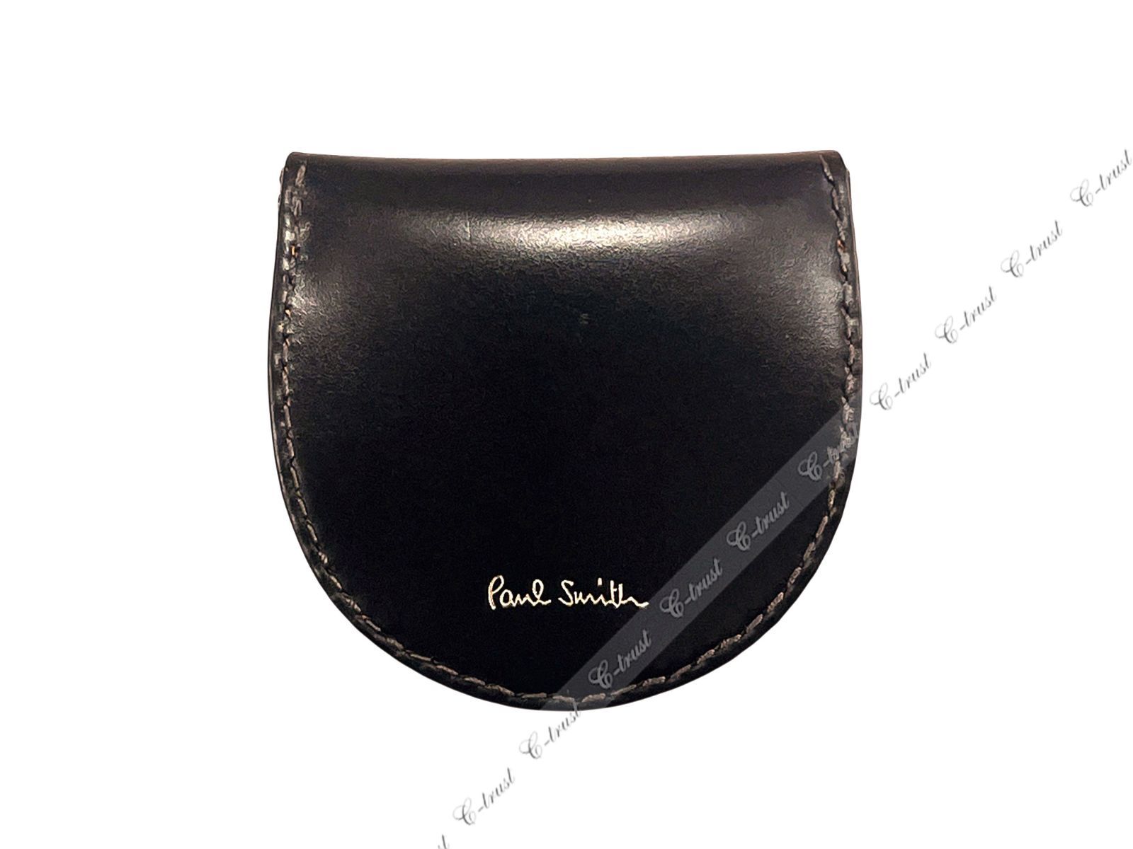 Paul Smith ポールスミス 馬蹄型 コイン ケース ミニ 財布 コードバン