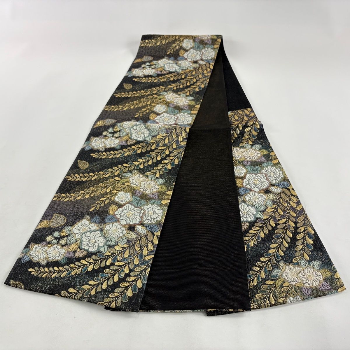 美品】 袋帯 秀品 落款 辻が花柄 箔 茶紫 六通 正絹 【中古】 - メルカリ