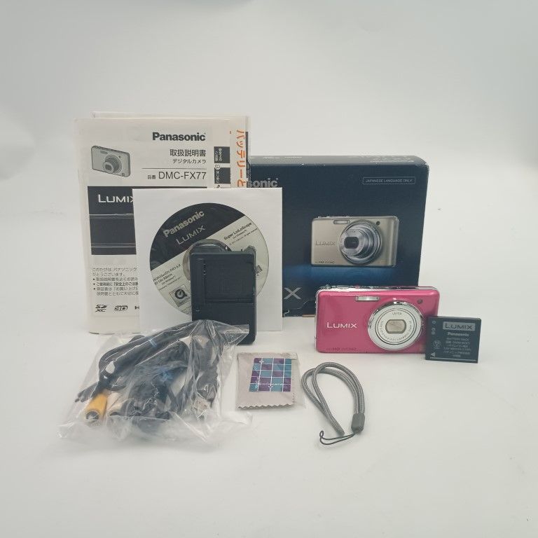 Panasonic LUMIX DMC-FX77 Pink コンパクトデジタルカメラ - メルカリ