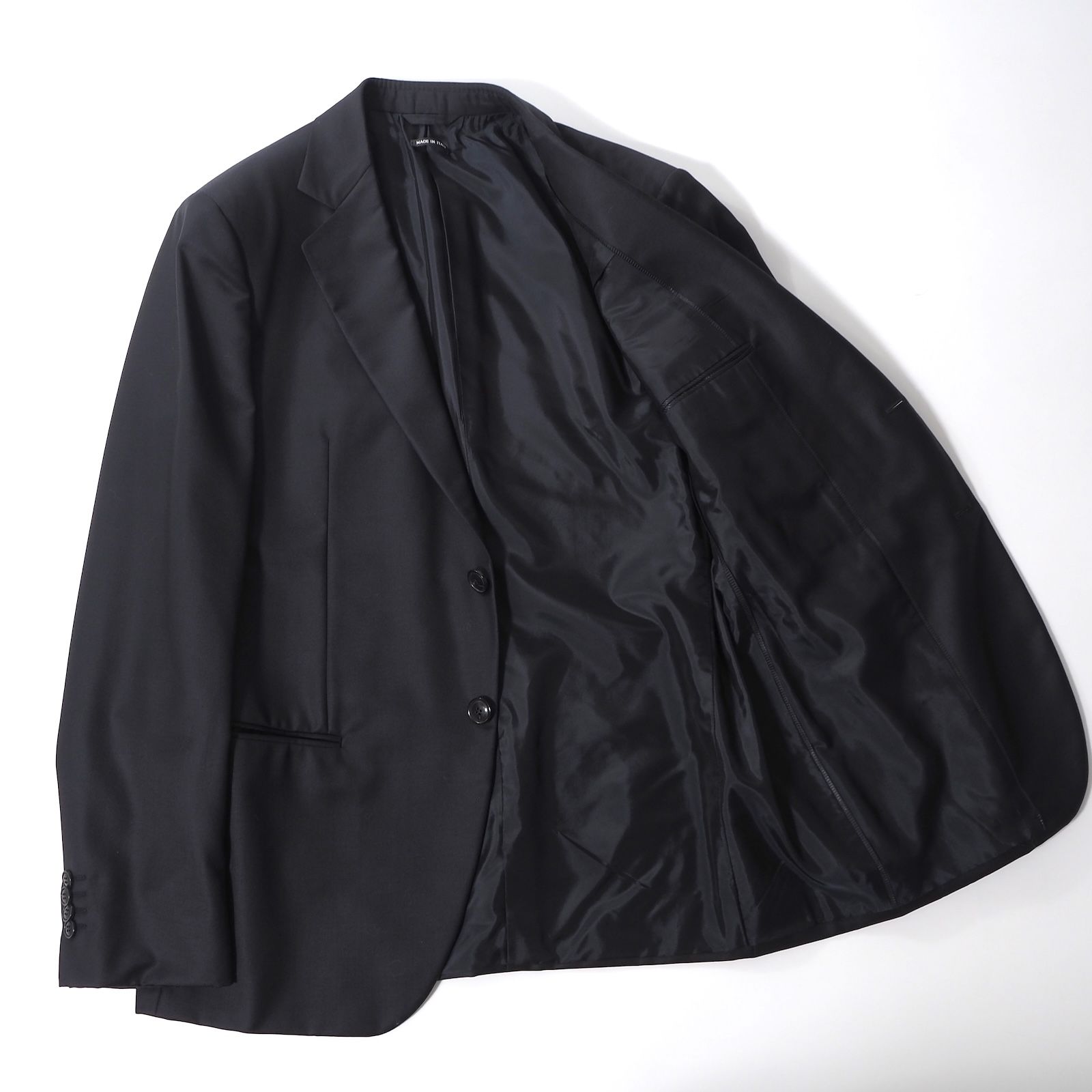 美品 ジョルジオアルマーニ GIORGIO ARMANI ヴァージンウール カシミヤ 