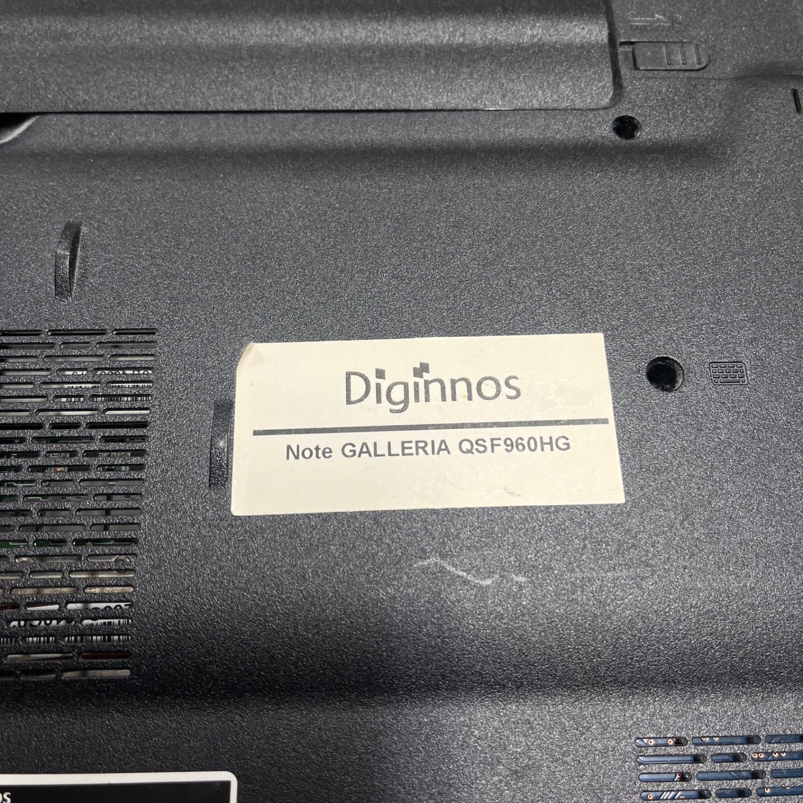 ジャンク品】GALLERIA ガレリア ノートパソコン PC 本体 QSF960HG 
