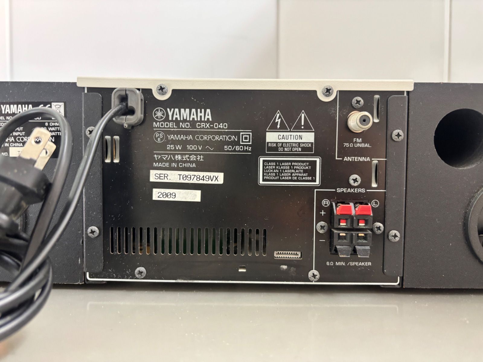 ◇YAMAHA ミニコンポ システムコンポ ホワイト CRX-040 - メルカリ