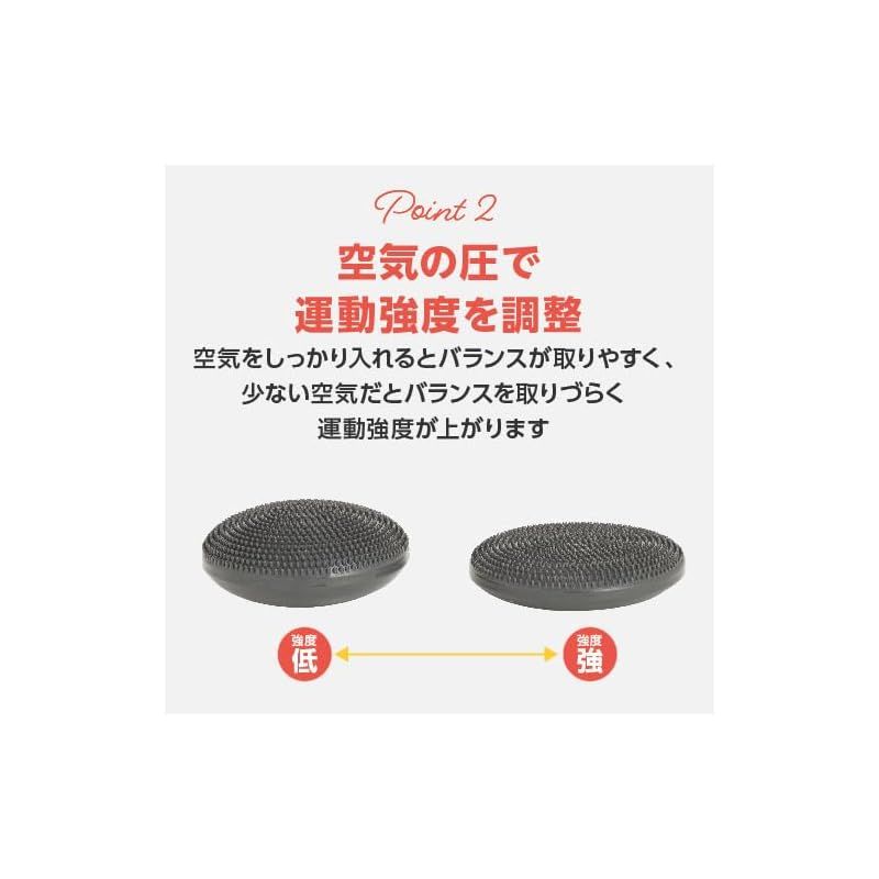 プリマソーレ(primasole) バランスディスク 【コバルトブルー】1個入り 空気入れ付き 直径33cm 耐荷重250kg 体幹トレーニングクッション PSS91NH051