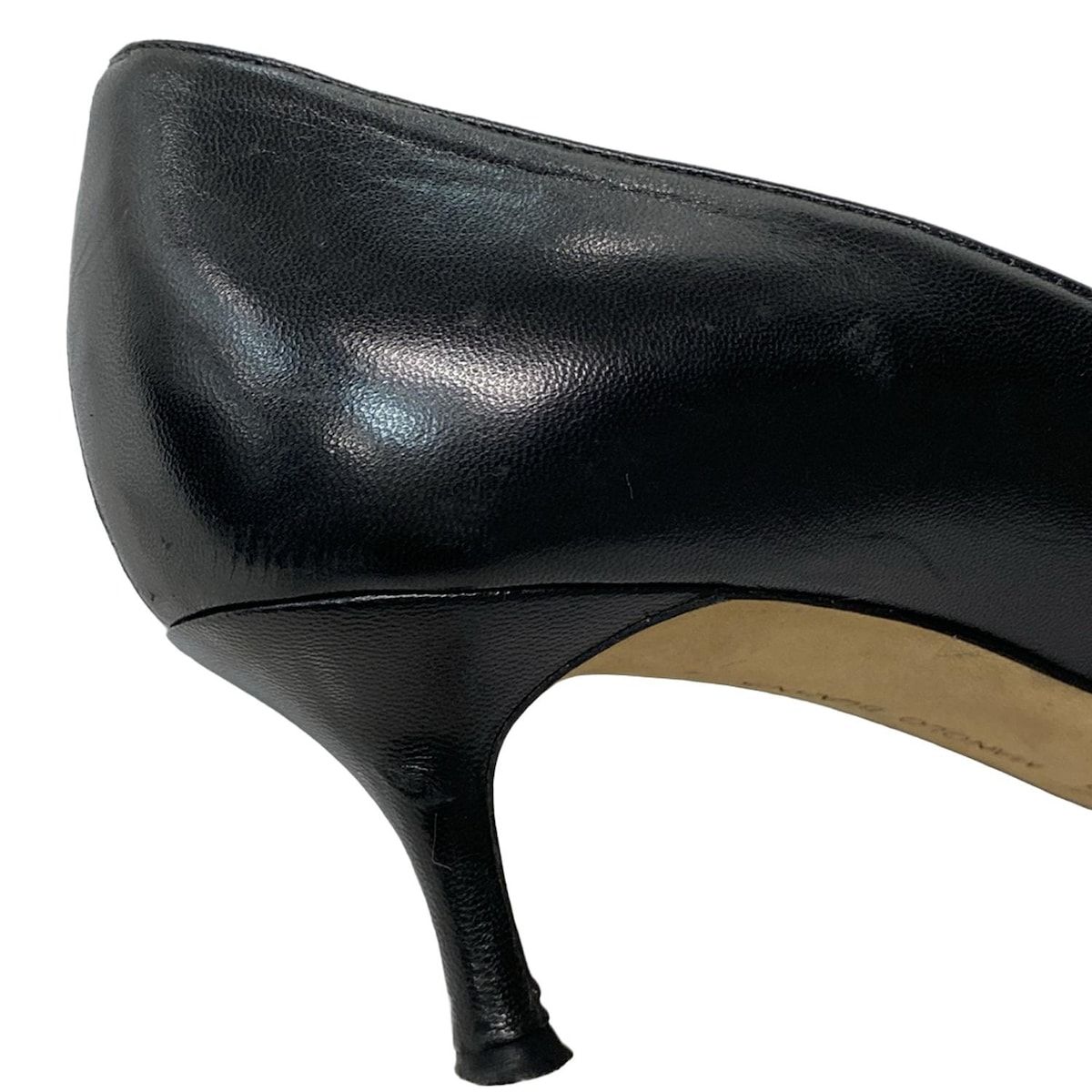 MANOLO BLAHNIK(マノロブラニク) パンプス 36 1/2 レディース - 黒