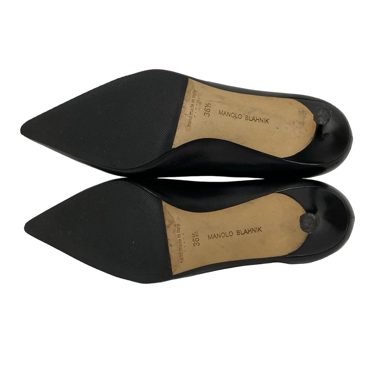 MANOLO BLAHNIK(マノロブラニク) パンプス 36 1/2 レディース - 黒