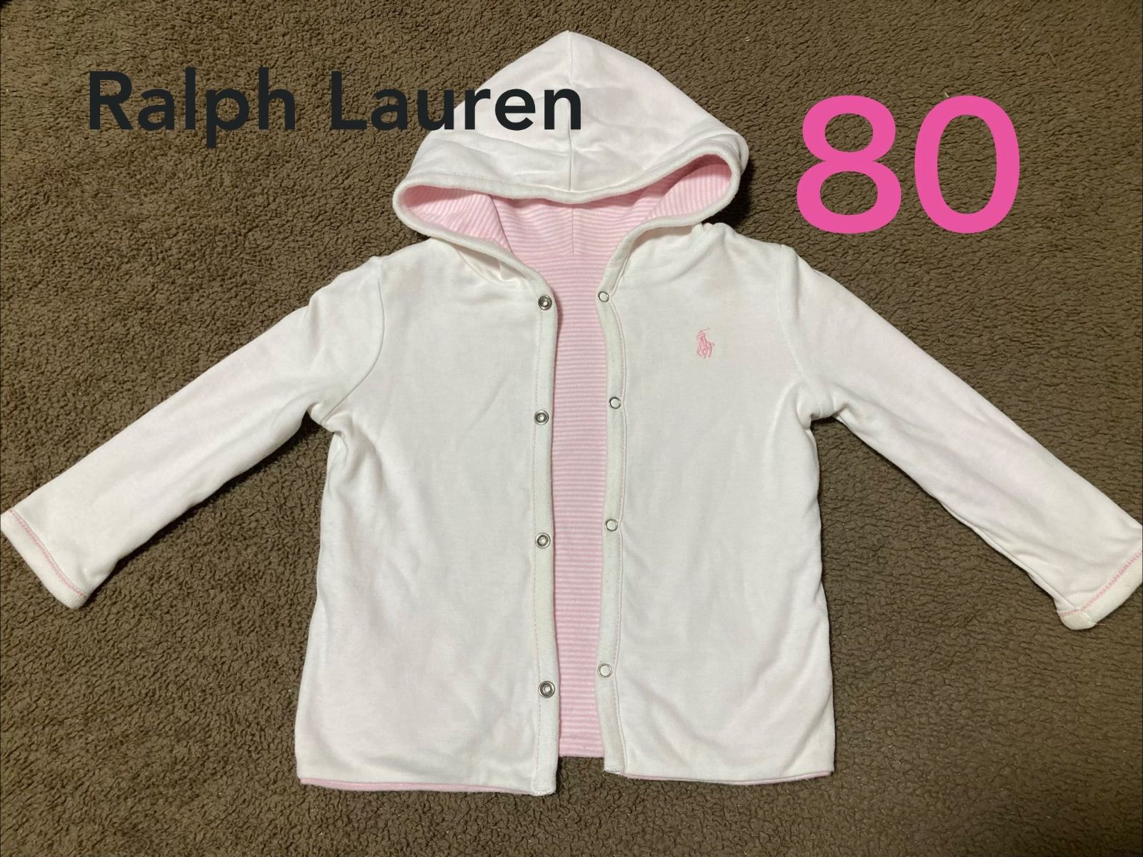 Ralph Lauren ラルフローレン リバーシブルパーカー 80cmくらい ベビー 