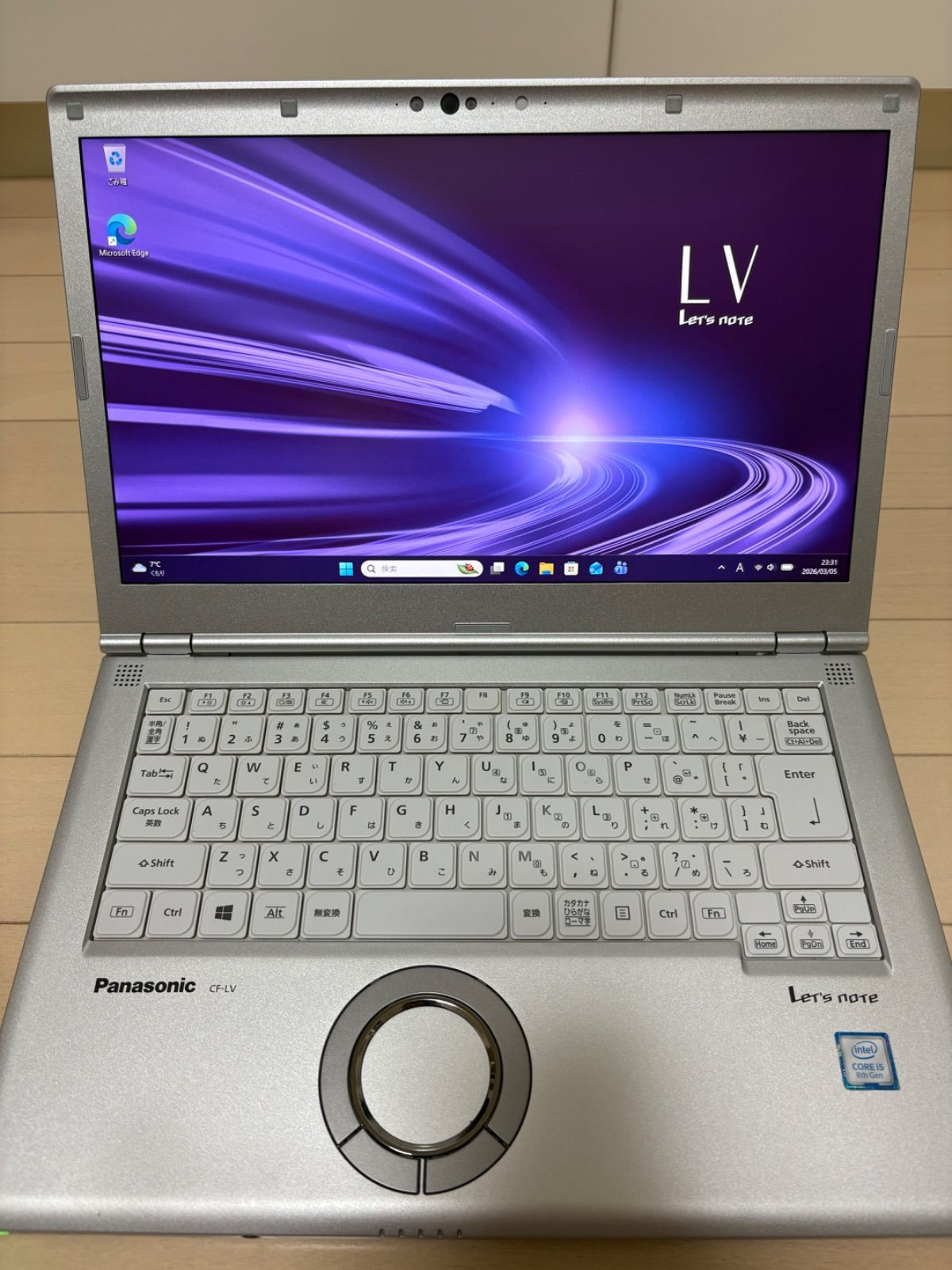 Panasonic レッツノート CF-LV8 中古 Win11 SSD256GB - メルカリ