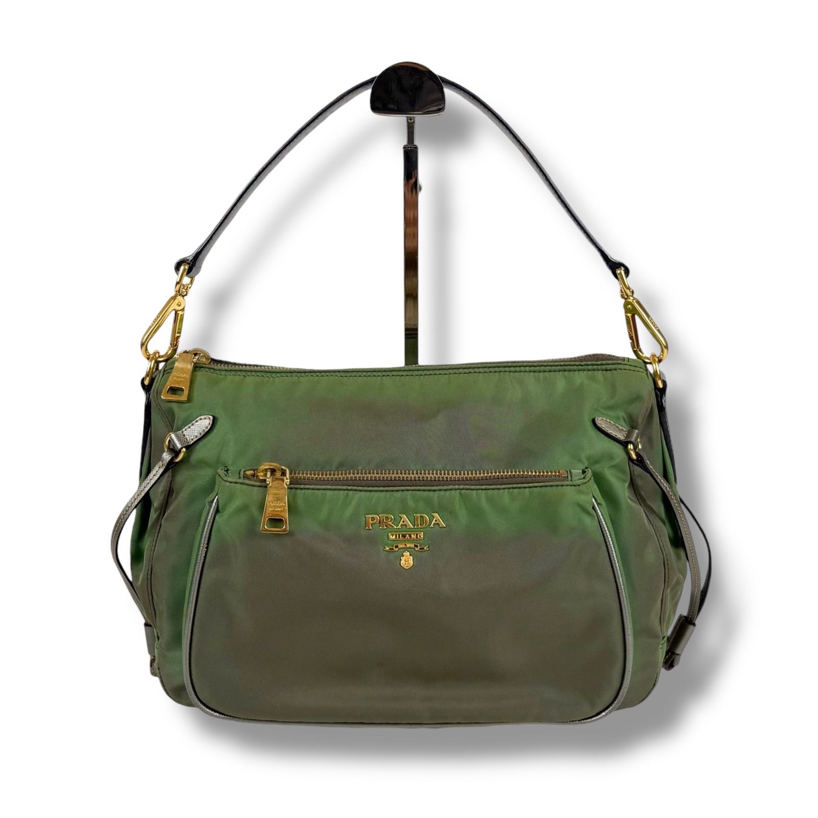 プラダ PRADA ワンショルダーバッグ ホーボーバッグ テスートナイロン