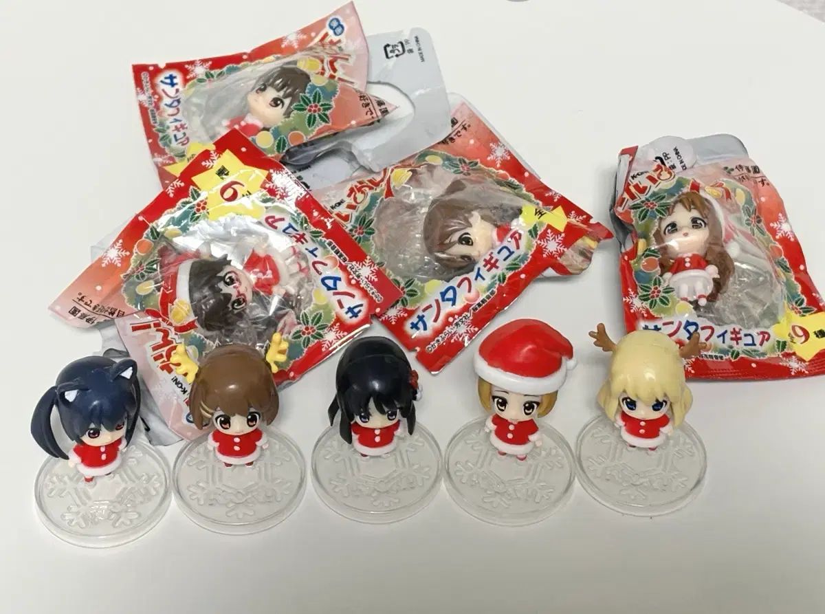 けいおん！サンタ ミニ フィギュア 9種 まとめ売り 古典 サンタ 