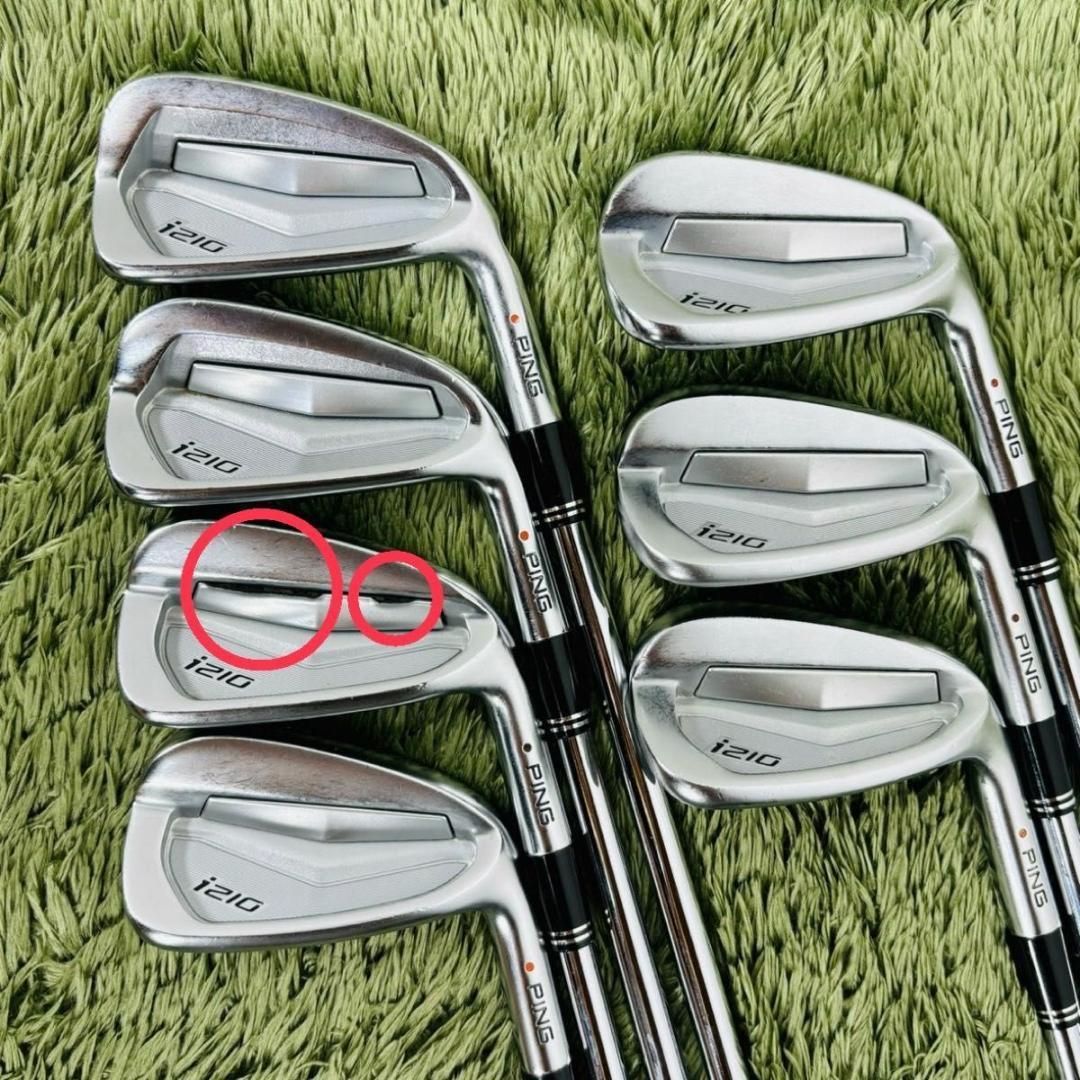 i210 ピン PING アイアン7本セット  PING too! beginners for Perfect high-quality! Overwhelmingly 大人気 入門 初心者 メンズゴルフ クラブ