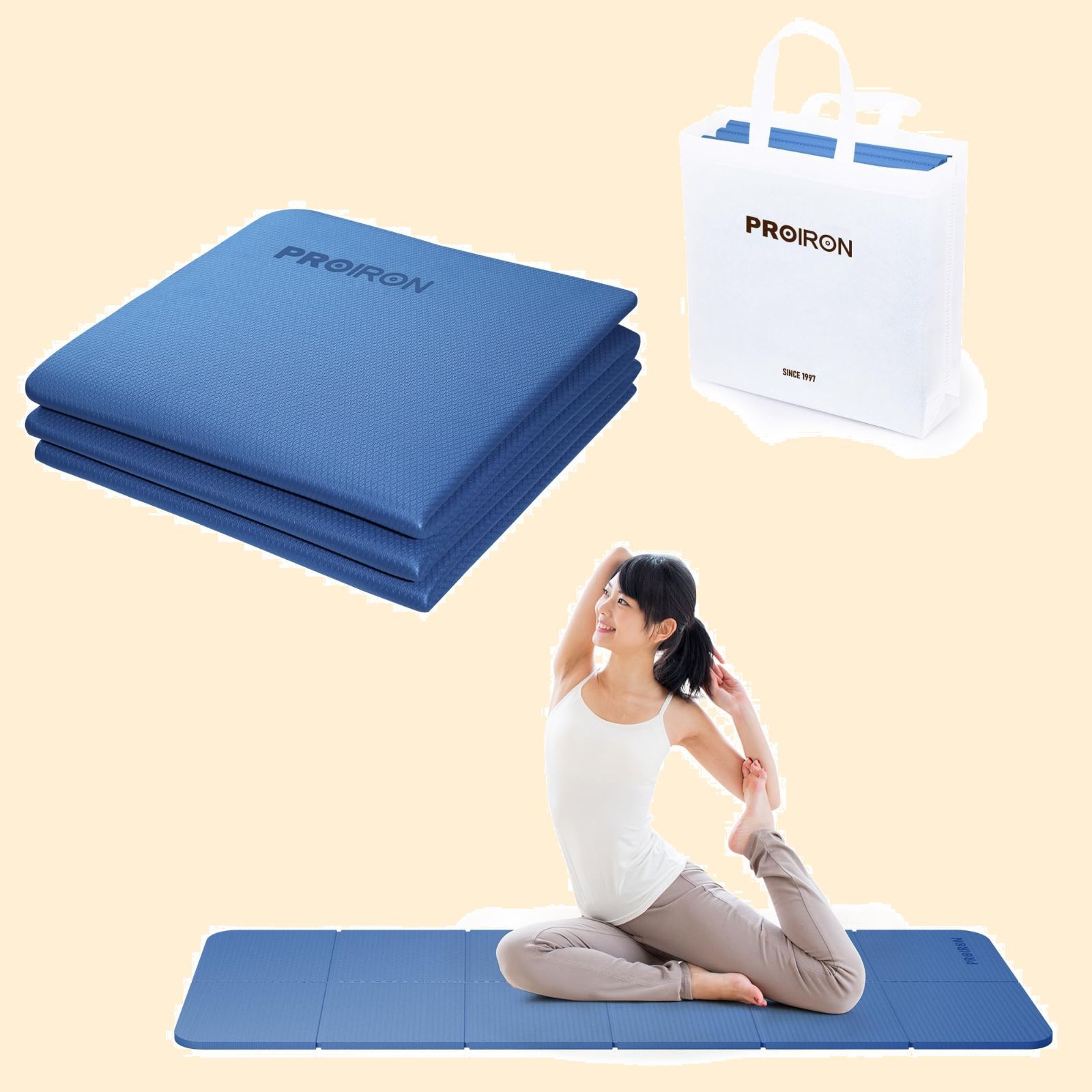 軽量 厚め 折りたたみ 持ち運び 折りたたみ トレーニングマット