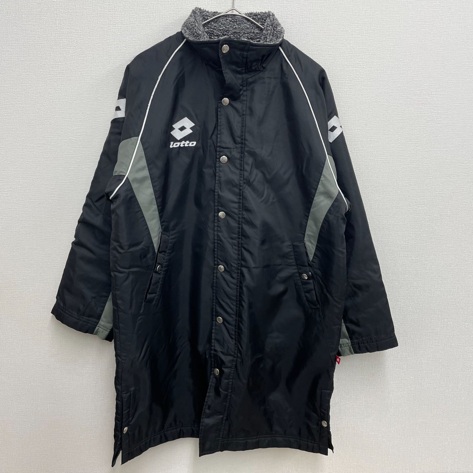 lotto ジャケット ベンチコート ブラック 160サイズ【メンズM相当