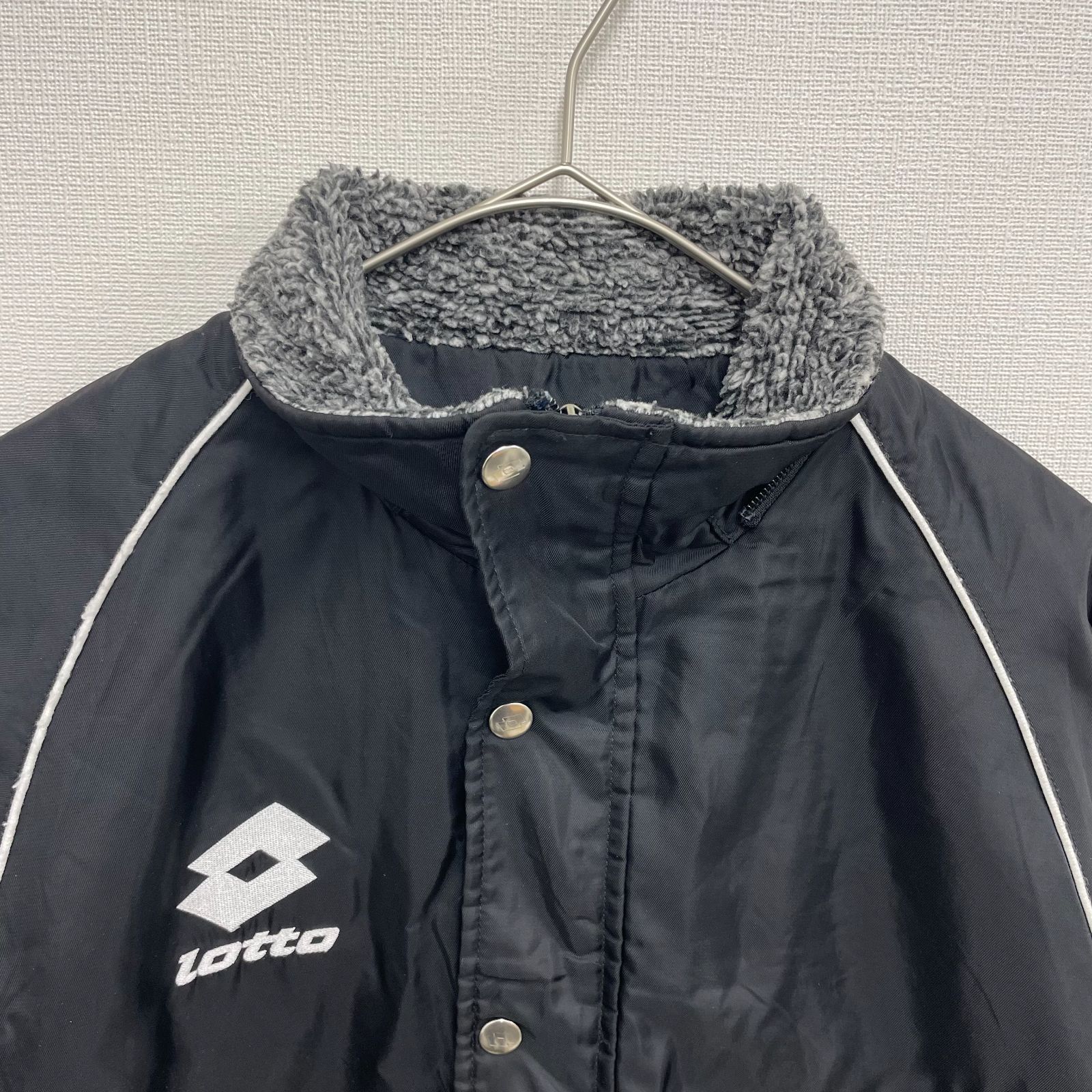 lotto ジャケット ベンチコート ブラック 160サイズ【メンズM相当