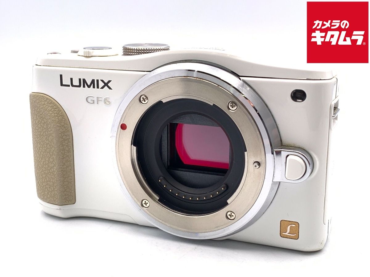 中古】 【並品】 パナソニック LUMIX DMC-GF6-W ボディ ホワイト