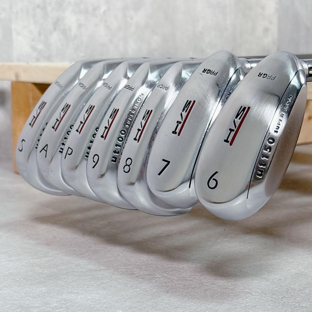 T433 PRGR UT150H/S 他 スーパーアイアンセット 7本 女性 L - メルカリ