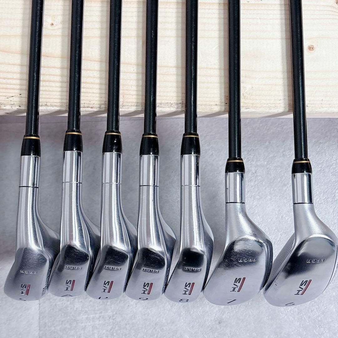 T433 PRGR UT150H/S 他 スーパーアイアンセット 7本 女性 L - メルカリ