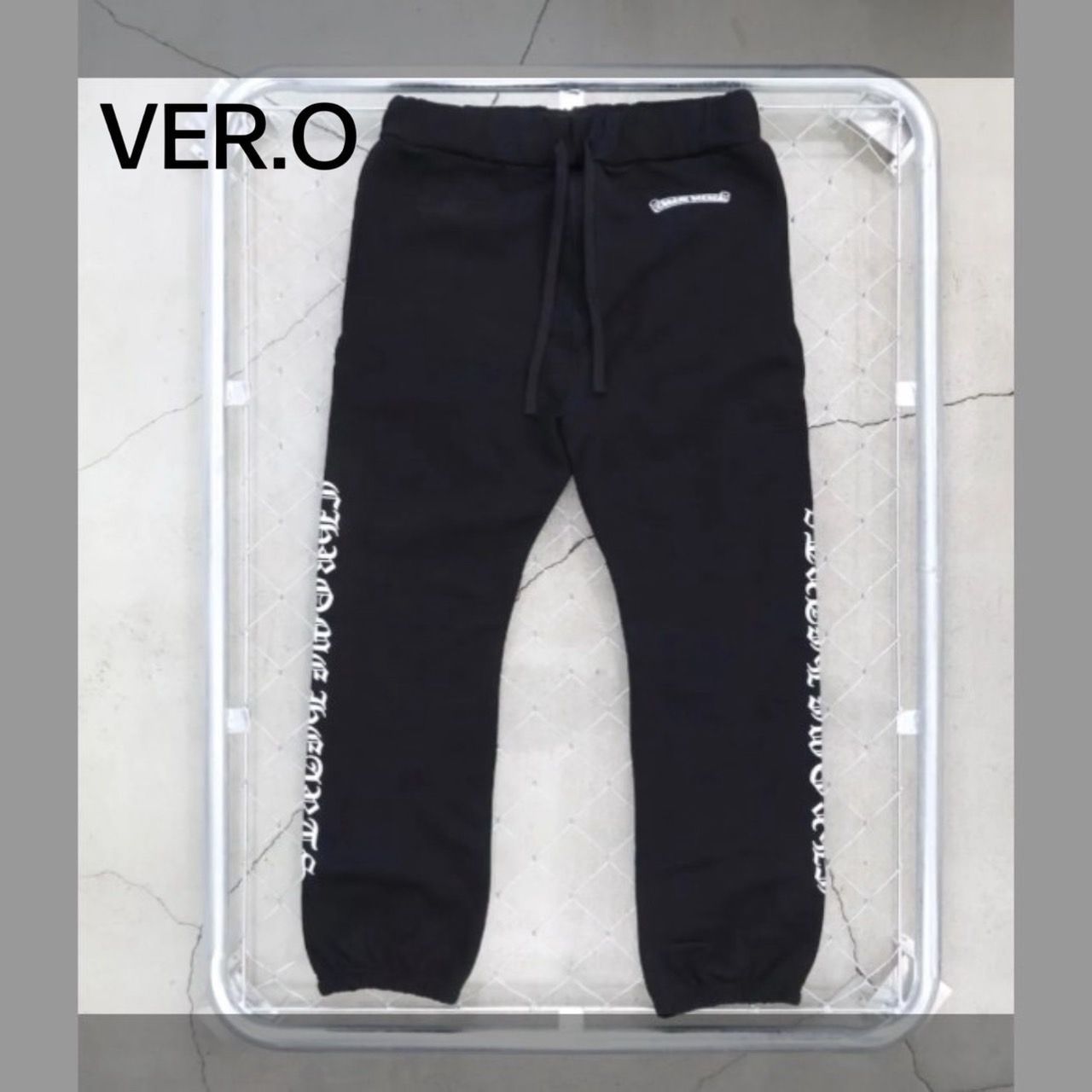 CHROME HEARTS クロムハーツ SWTSHRT PANTS フロントスクロールラベル 