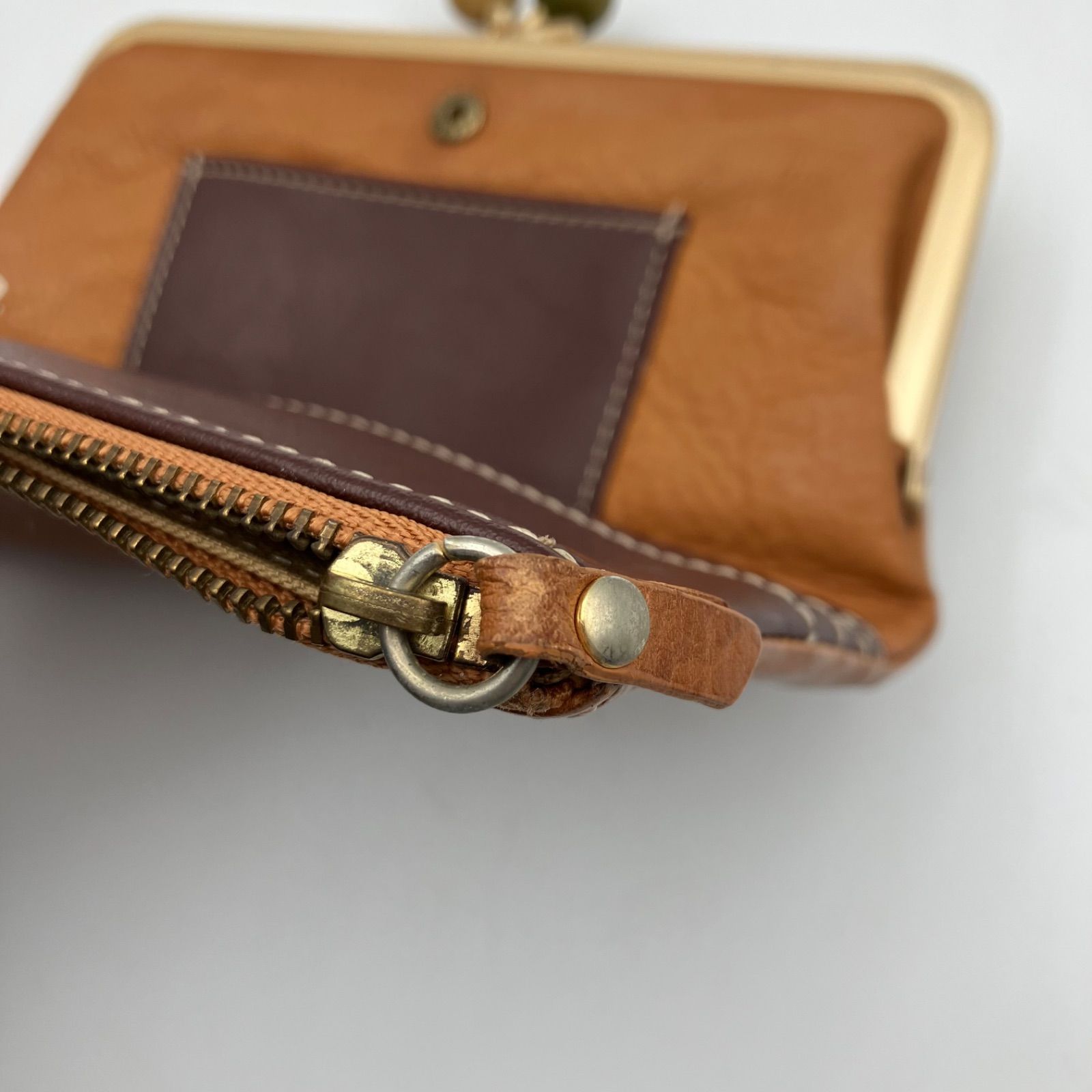 zucchero filato ズッケロフィラート 本革 レザー 長財布 がま口 