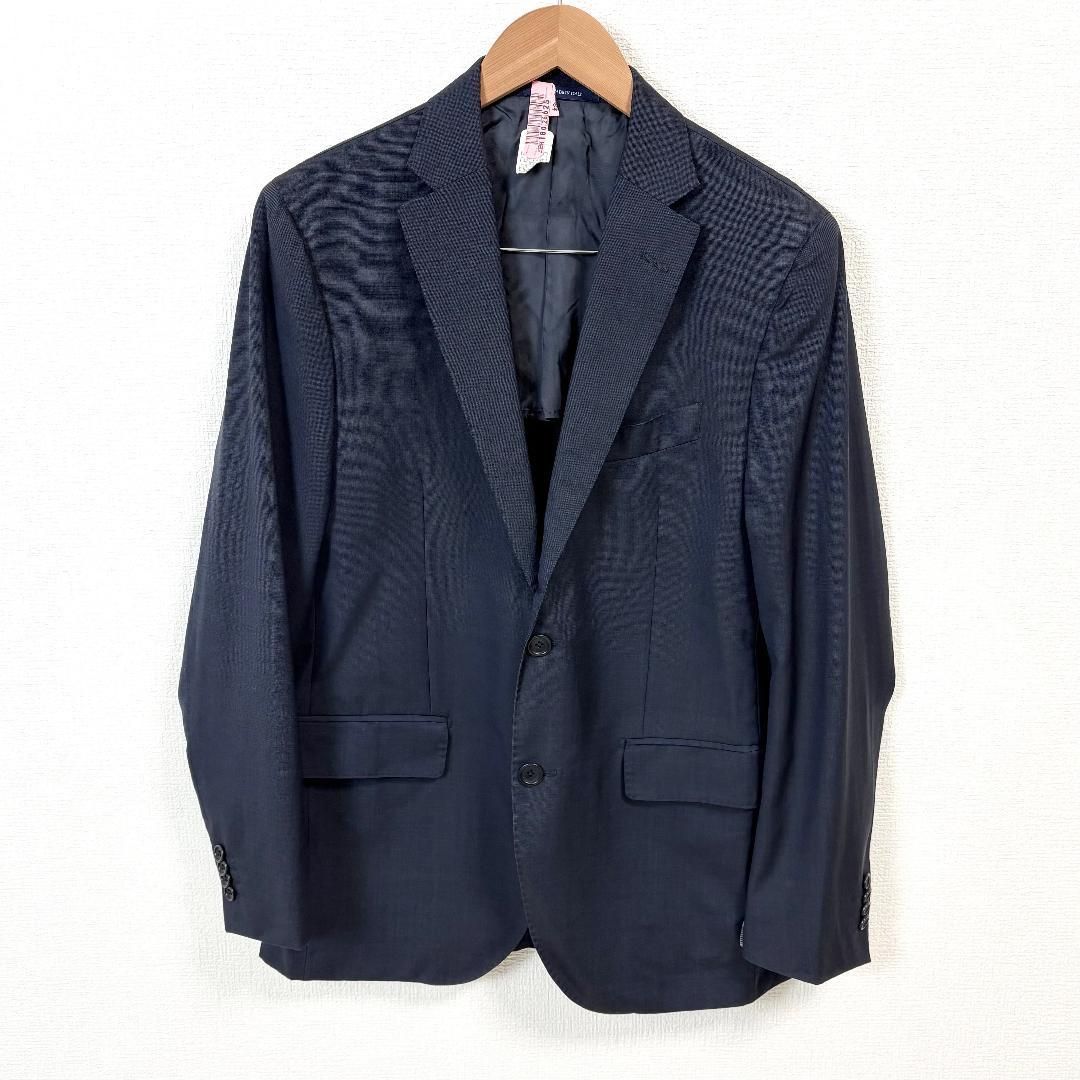 BARNEYS NEWYORK スーツセットアップ 羊毛×モヘヤ 50 ネイビー - メルカリ