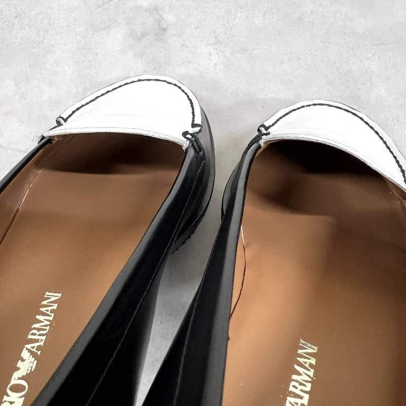新品同様】EMPORIO ARMANI エンポリオアルマーニ コンビローファー 