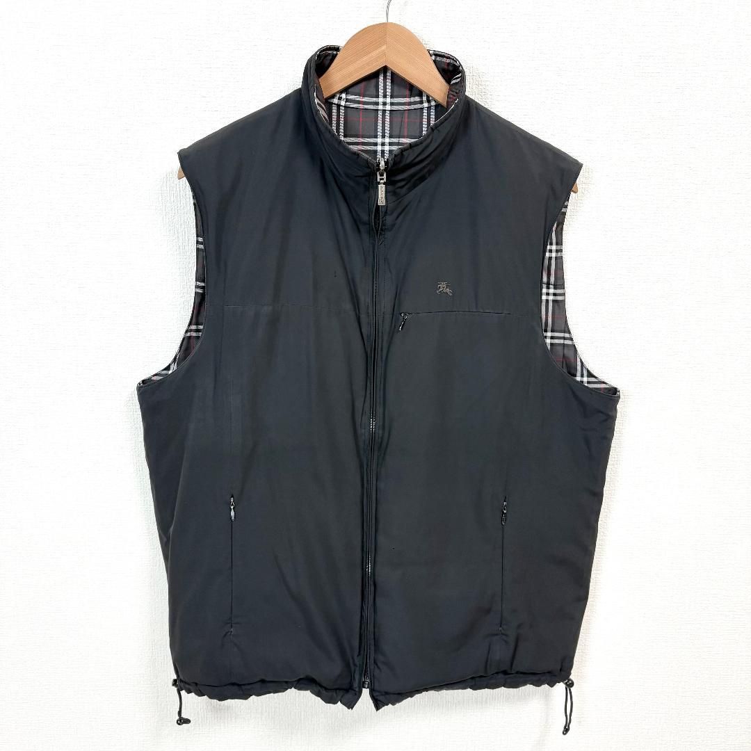 美品】 BURBERRY GOLF リバーシブル 中綿ベスト L ノバチェック - メルカリ