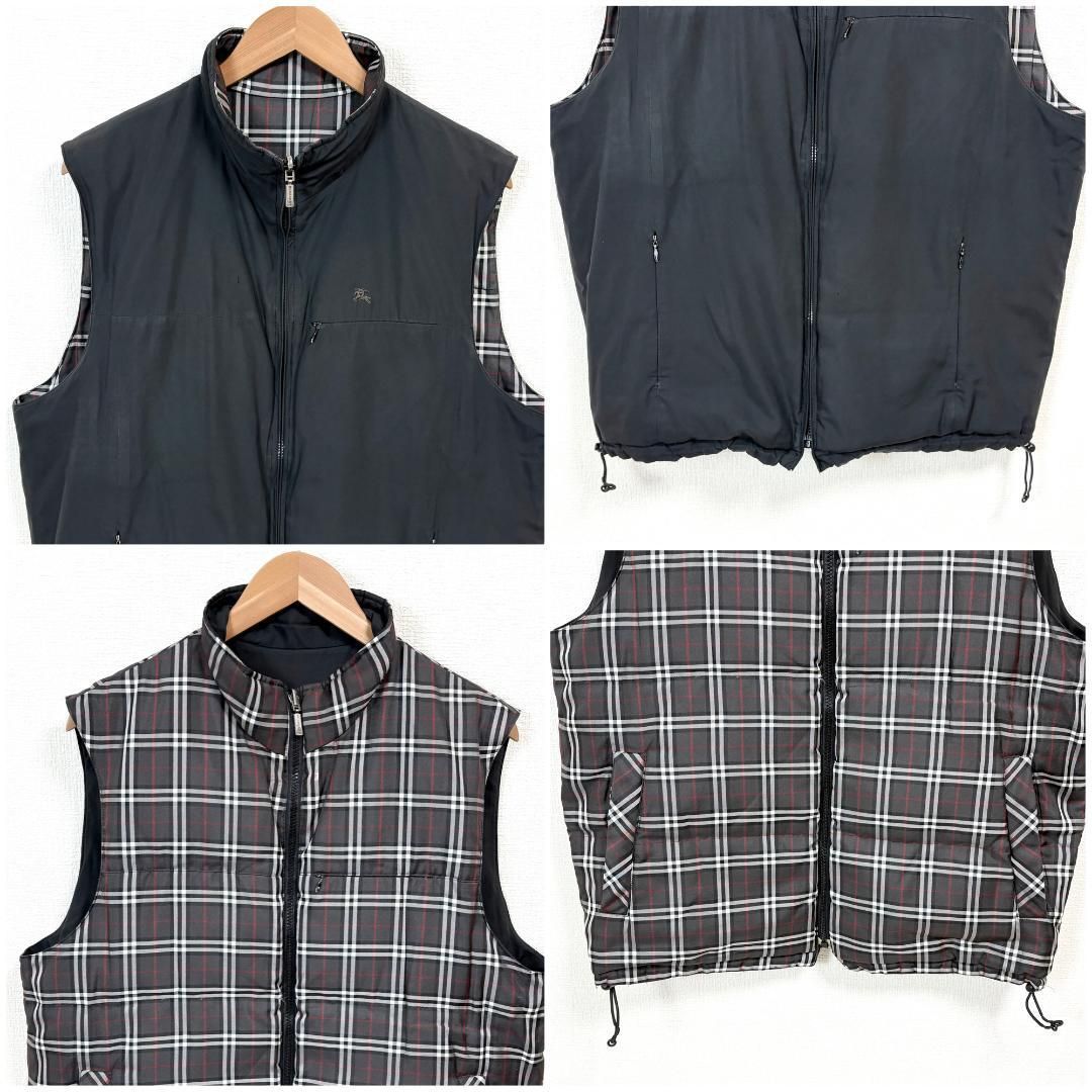 美品】 BURBERRY GOLF リバーシブル 中綿ベスト L ノバチェック - メルカリ