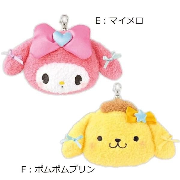 ぬいぐるみパスケース サンリオ ギャル ハローキティ クロミ シナモ