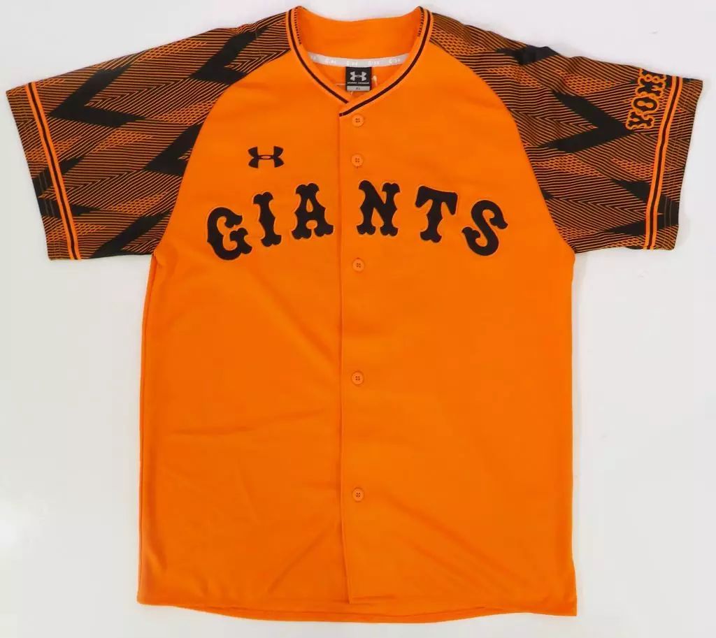 中古】衣料雑貨 岡本和真#25(読売ジャイアンツ) UA 橙魂レプリカ