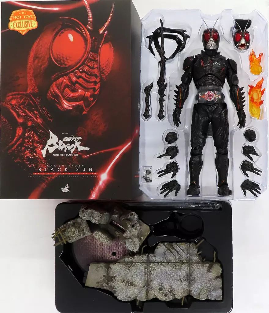 中古】フィギュア 仮面ライダーBLACK SUN(バトルダメージ版) 「仮面