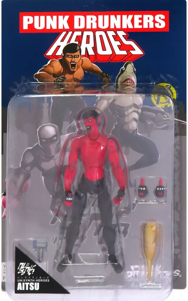 パンクドランカーズ ヒーローズ フィギュア アイツ　赤 中古】フィギュア AITSU-あいつ(赤)- 「PUNK DRUNKERS.HEROES」 UN