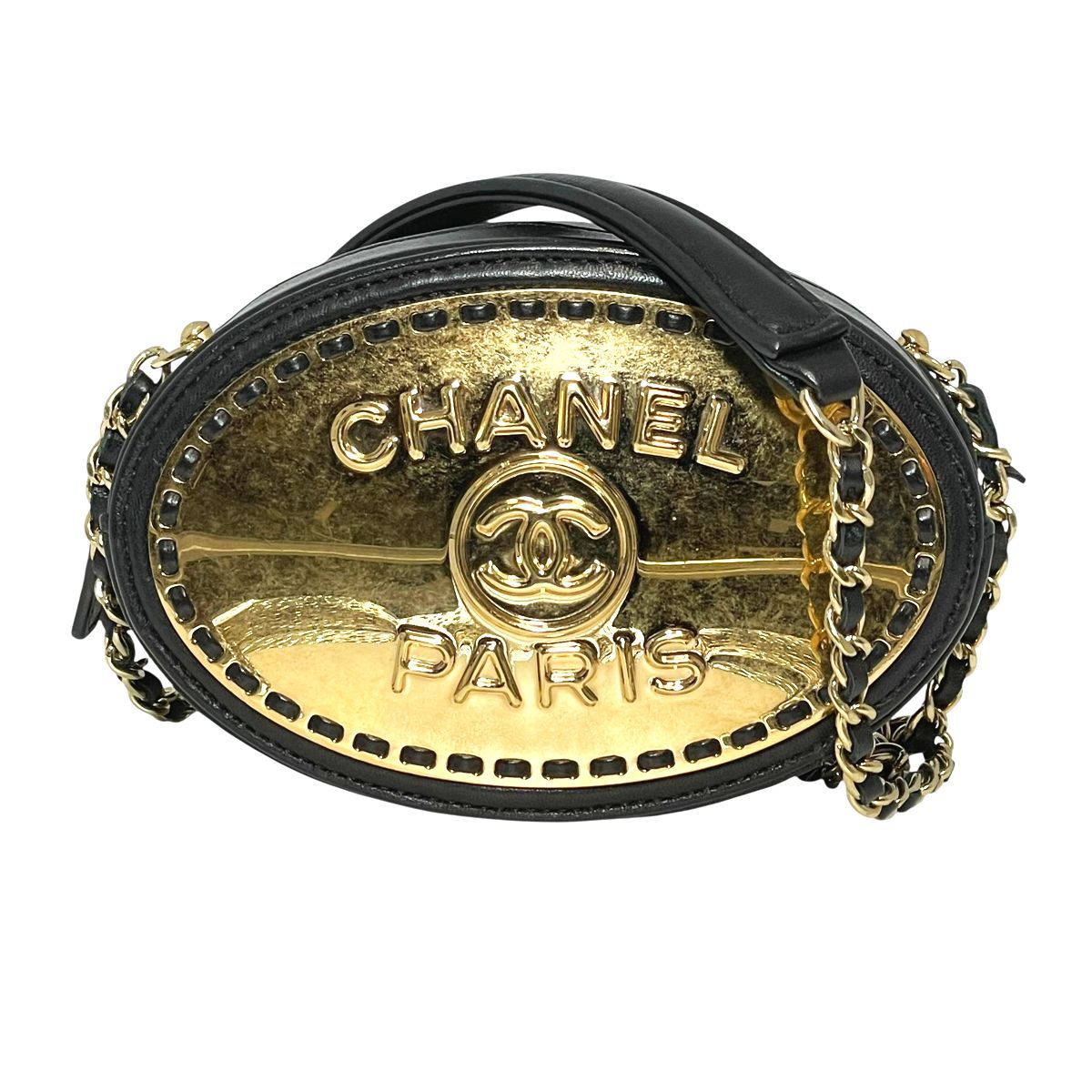 中古】 CHANEL シャネル マトラッセ チェーン クラッチ ポシェット 