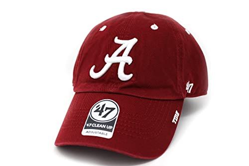 新品 47 Brand (フォーティーセブンブランド) キャップ ICE 47 CLEAN UP アラバマ大学 University of Alabama Crimson Tide NCAA カレッジ Free Size