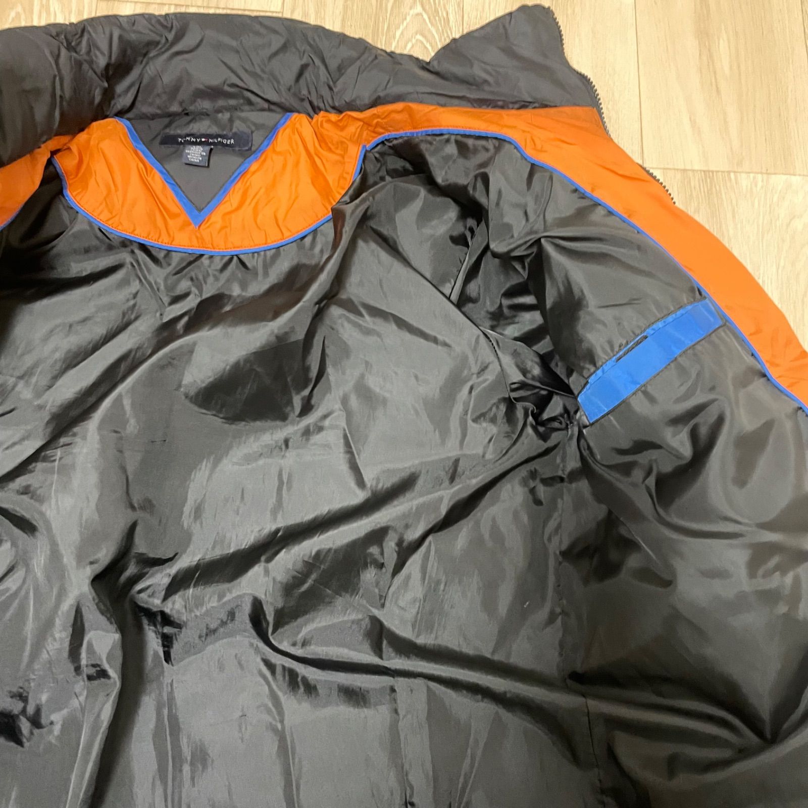 美品】TOMMY HILFIGER ダウンジャケット L ブラック トミー 