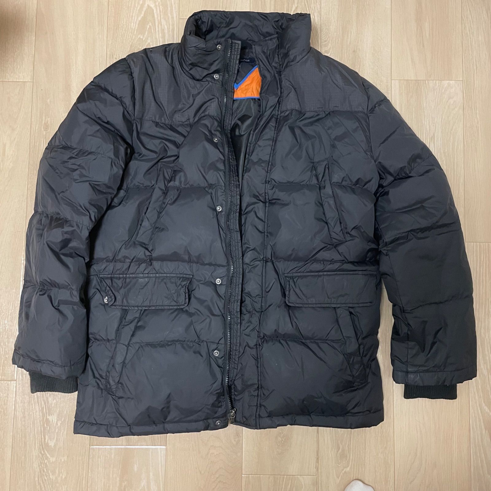 美品】TOMMY HILFIGER ダウンジャケット L ブラック トミー 