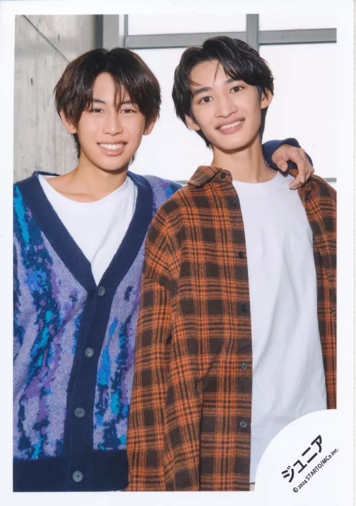 中古】生写真(STARTO) ジュニア/鈴木瑛朝・壹岐碧/上半身/「東西