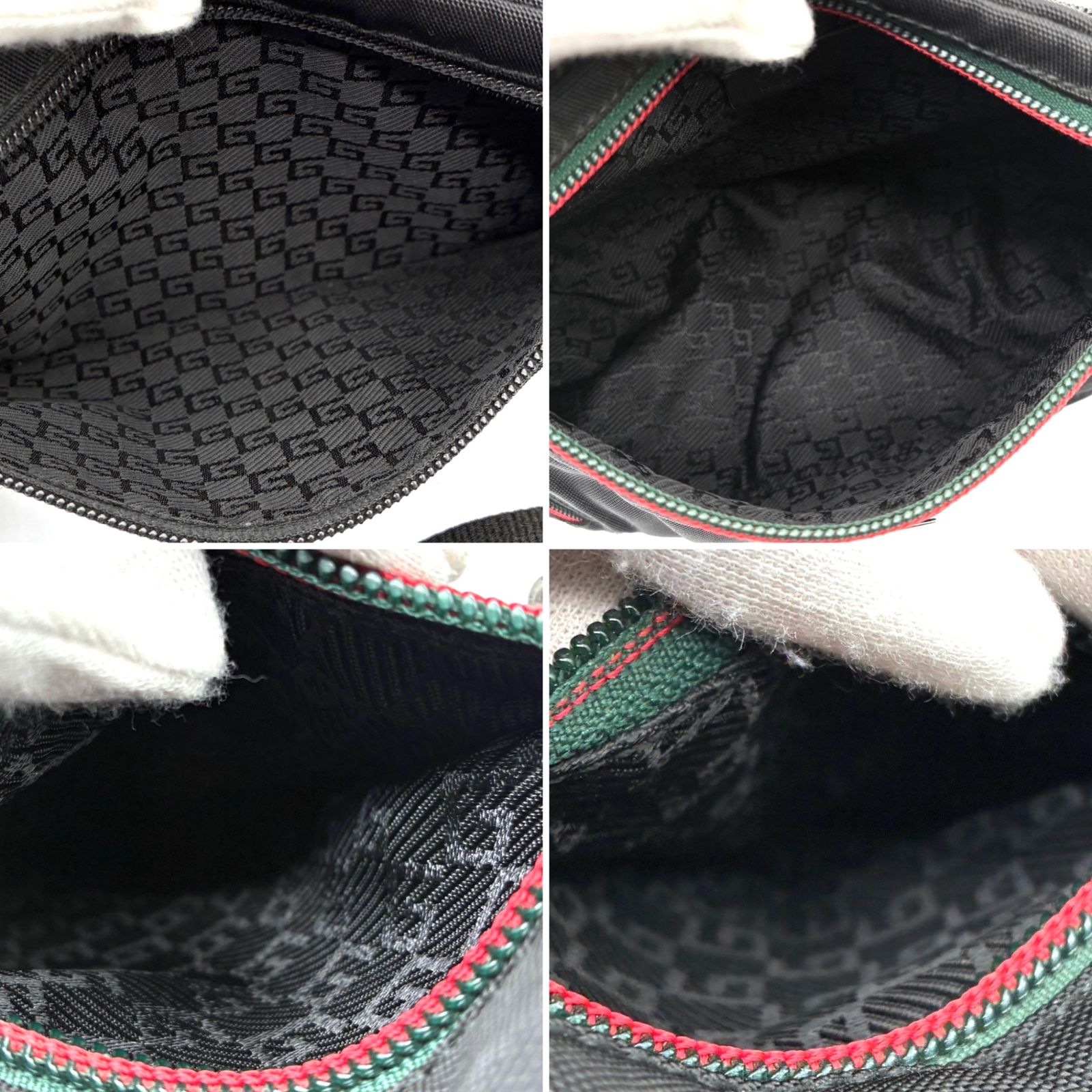 美品・希少 GUCCI グッチ ボディバッグ ウエストバッグ ナイロン