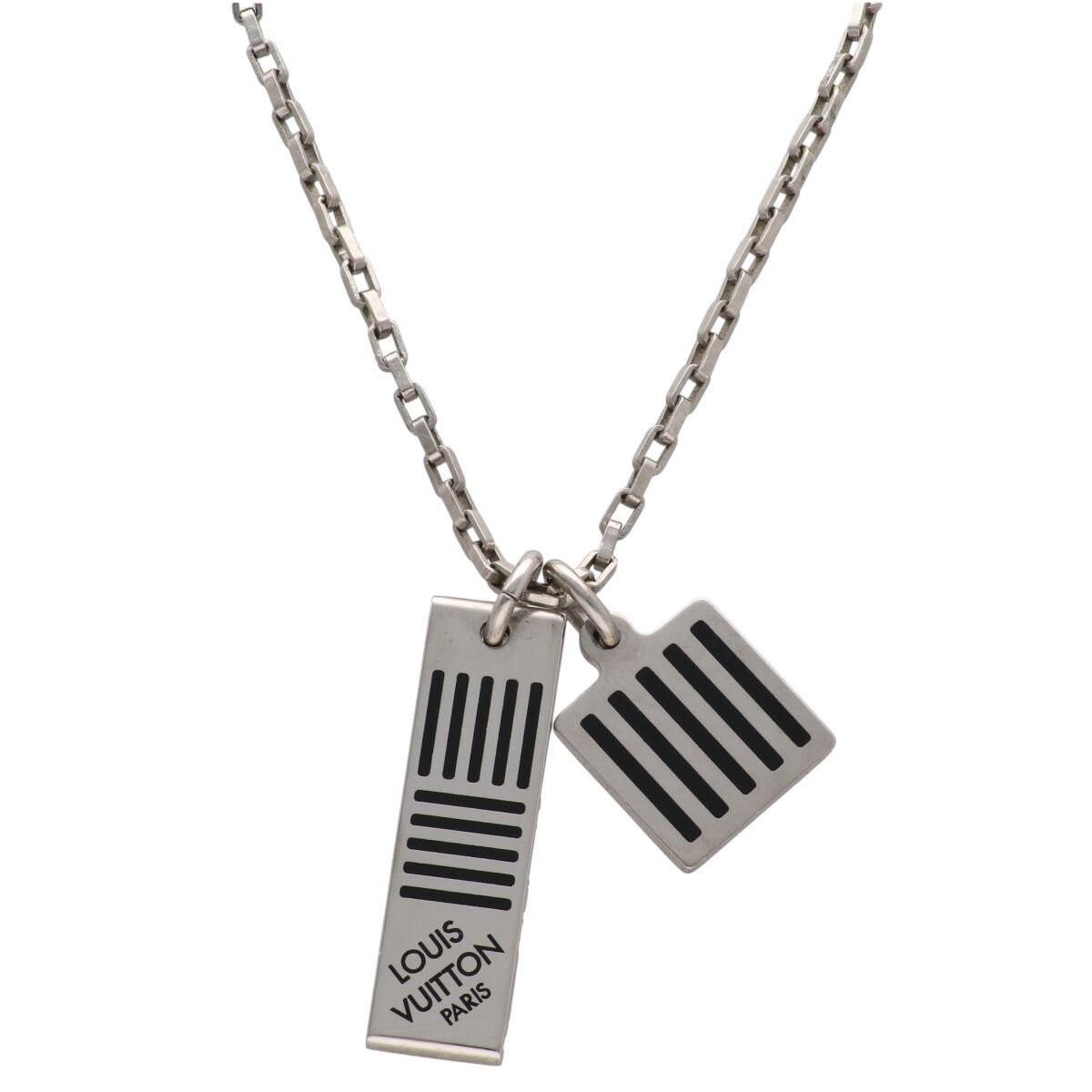 中古】 LOUIS VUITTON ルイ・ヴィトン ネックレス コリエ・ダミエ