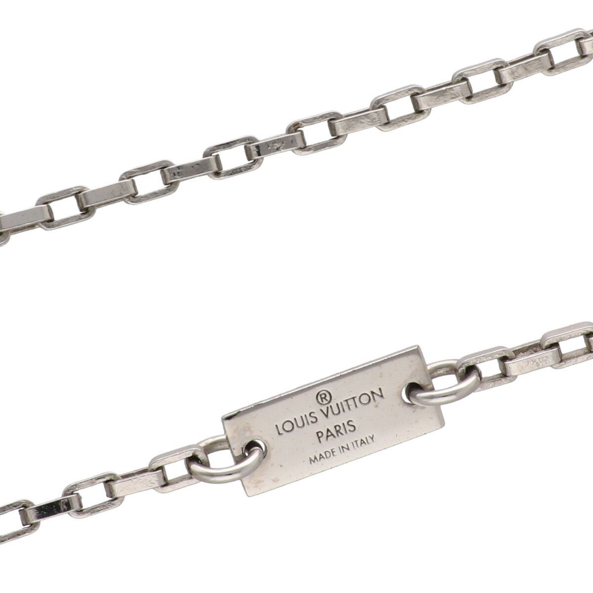 中古】 LOUIS VUITTON ルイ・ヴィトン ネックレス コリエ・ダミエ