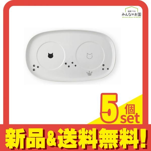 猫壱 猫用 ハッピーダイニング 食器トレーダブル 1枚入 5個セット まとめ売り