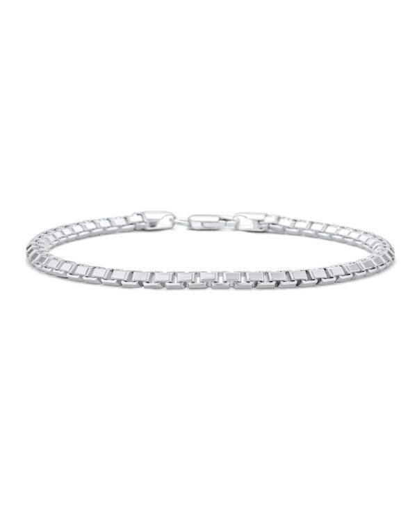 ブリング メンズ アクセサリー ブレスレット・バングル・アンクレット Bling Jewelry Mens Unisex Solid Heavy Strong Franco Square Link Chain Bracelet For Men 220 Gaug