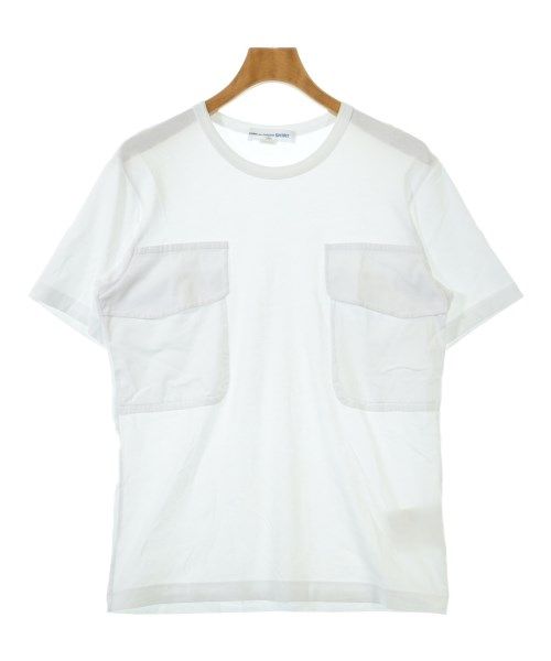 COMME des GARCONS Tシャツ・カットソー S 白 【古着】【中古】【送料無料】 COMME des GARCONS - COMME des GARCONS Tシャツ・カットソー S 白