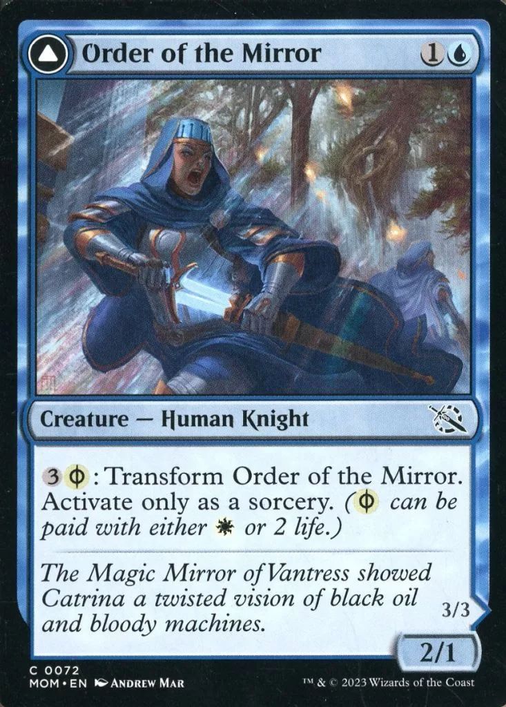 中古】マジックザギャザリング 0072[C]：【MOM】Order of the Mirror