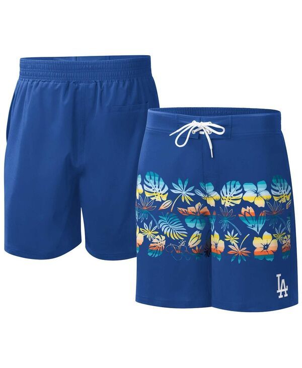 カール バンクス メンズ 水着 ハーフパンツ・ショーツ ショートパンツ GIII Sports by Carl Banks Mens Royal Los Angeles Dodgers Breeze Volley Swim Shorts Royal