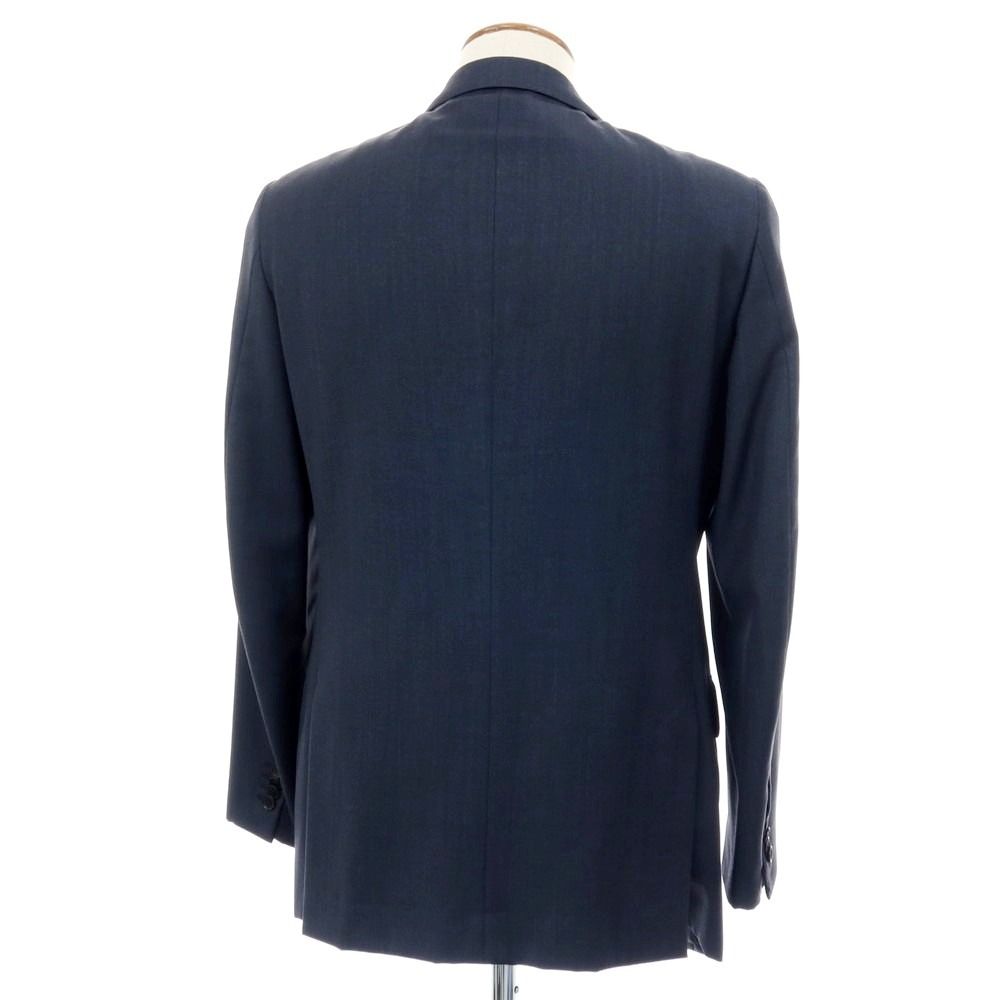 中古】イザイア ISAIA ウール テーラードジャケット ネイビー【サイズ