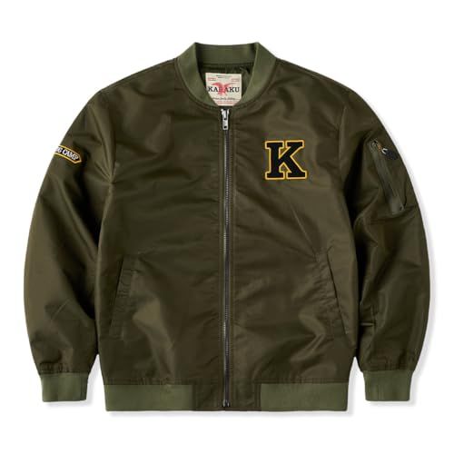 新品 [karaku] フライトジャケット メンズ「インディアン酋長猫