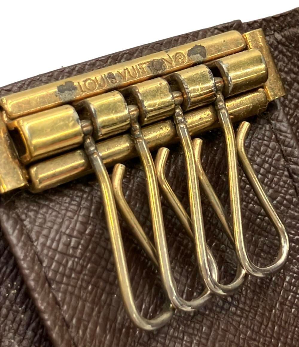 ルイ・ヴィトン 4連キーケース ミュルティクレ 4 ダミエ エベヌ N62631