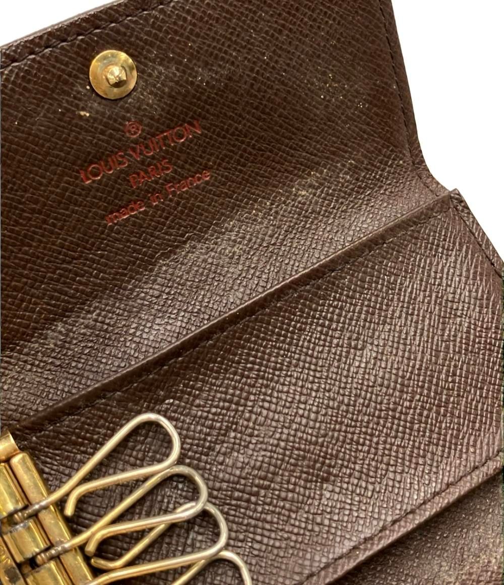 ルイ・ヴィトン 4連キーケース ミュルティクレ 4 ダミエ エベヌ N62631